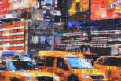 Streets and cabs -3-60x60 cm